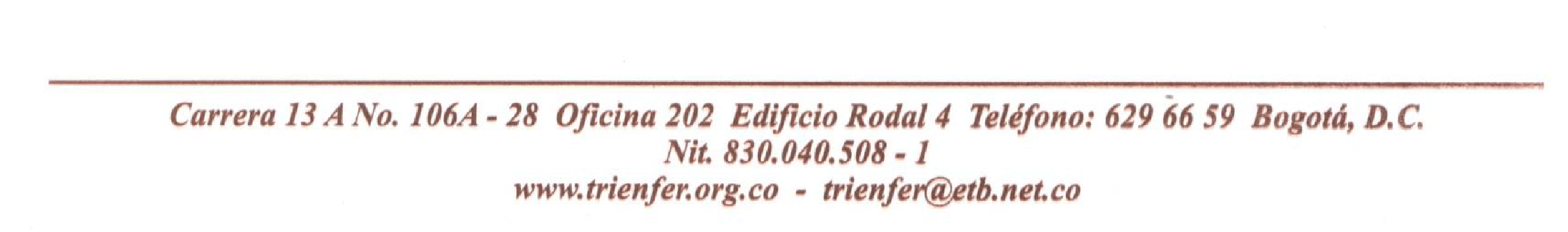 TRIBUNAL footer