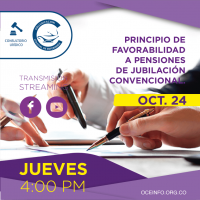 Principio de favorabilidad a pensiones de jubilación convencional